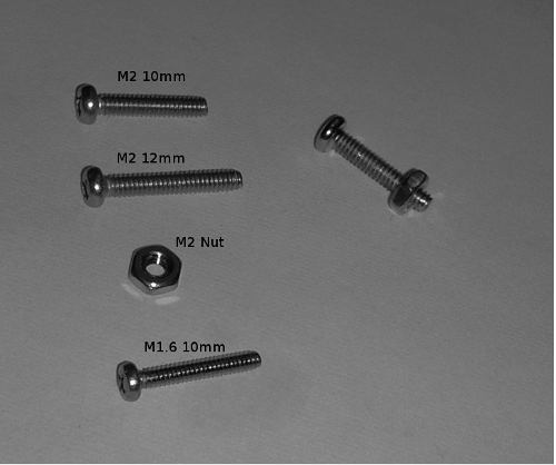 Harmonica screws